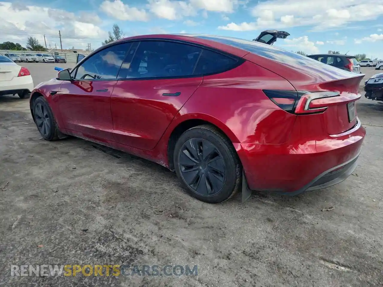 2 Photograph of a damaged car 5YJ3E1EA9RF829119 TESLA MODEL 3 2024