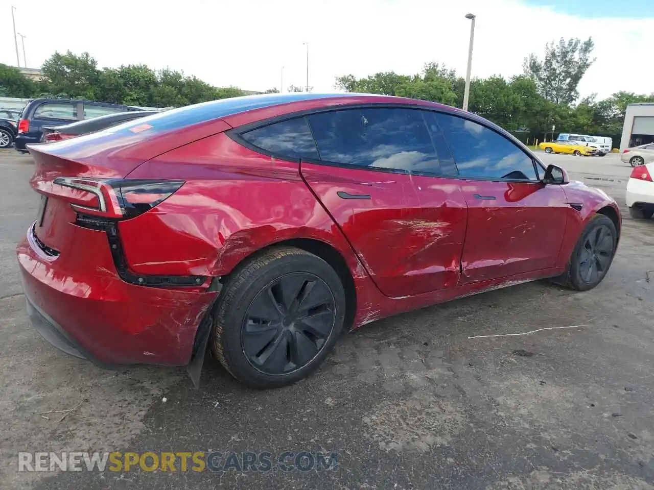 3 Photograph of a damaged car 5YJ3E1EA9RF829119 TESLA MODEL 3 2024