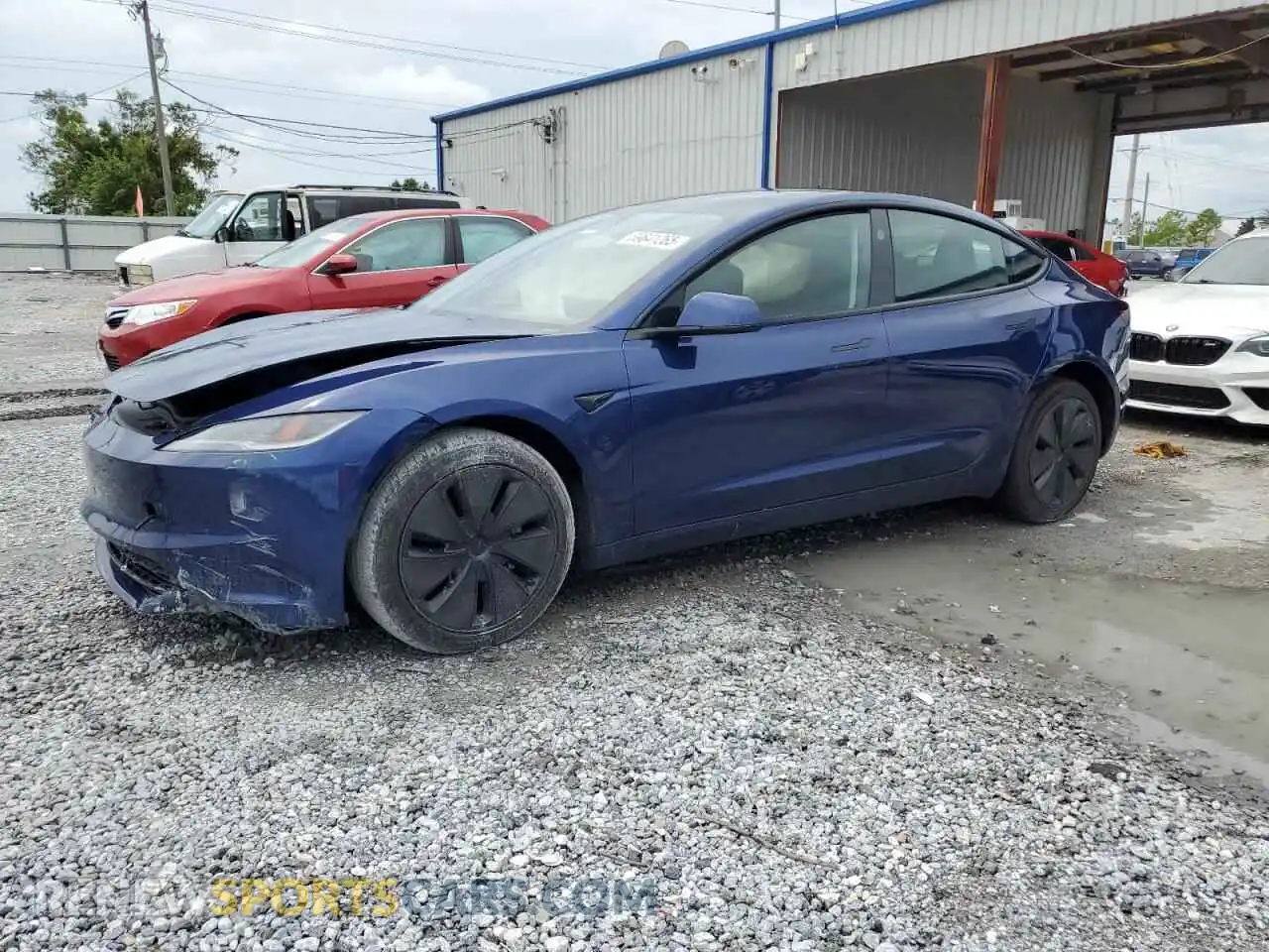 1 Photograph of a damaged car 5YJ3E1EA9RF847314 TESLA MODEL 3 2024