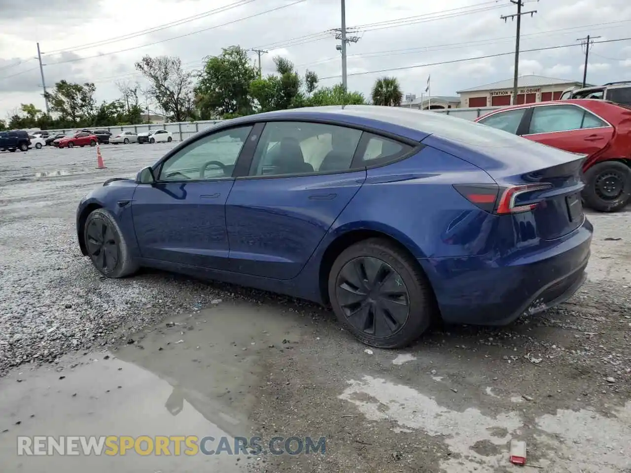 2 Photograph of a damaged car 5YJ3E1EA9RF847314 TESLA MODEL 3 2024