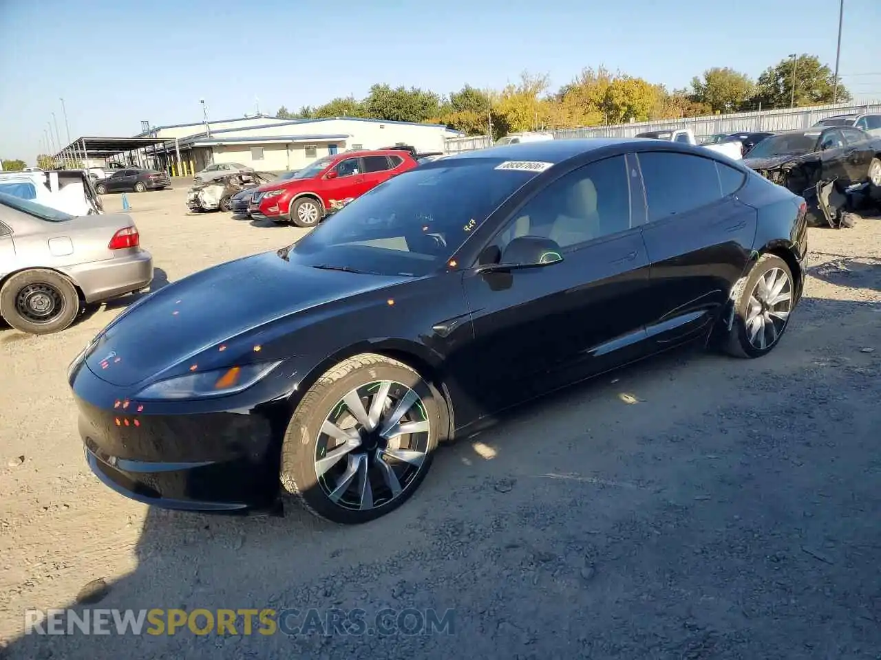 1 Photograph of a damaged car 5YJ3E1EA9RF847555 TESLA MODEL 3 2024
