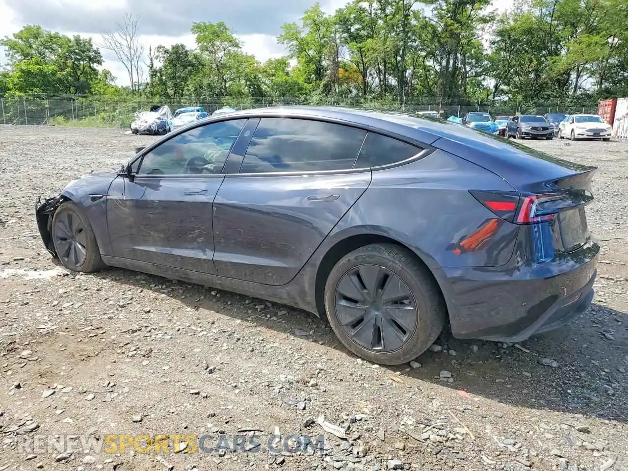2 Photograph of a damaged car 5YJ3E1EA9RF867983 TESLA MODEL 3 2024
