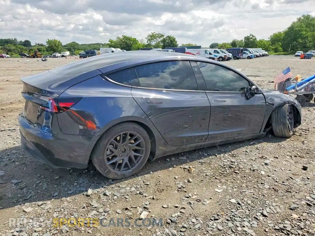 3 Photograph of a damaged car 5YJ3E1EA9RF867983 TESLA MODEL 3 2024