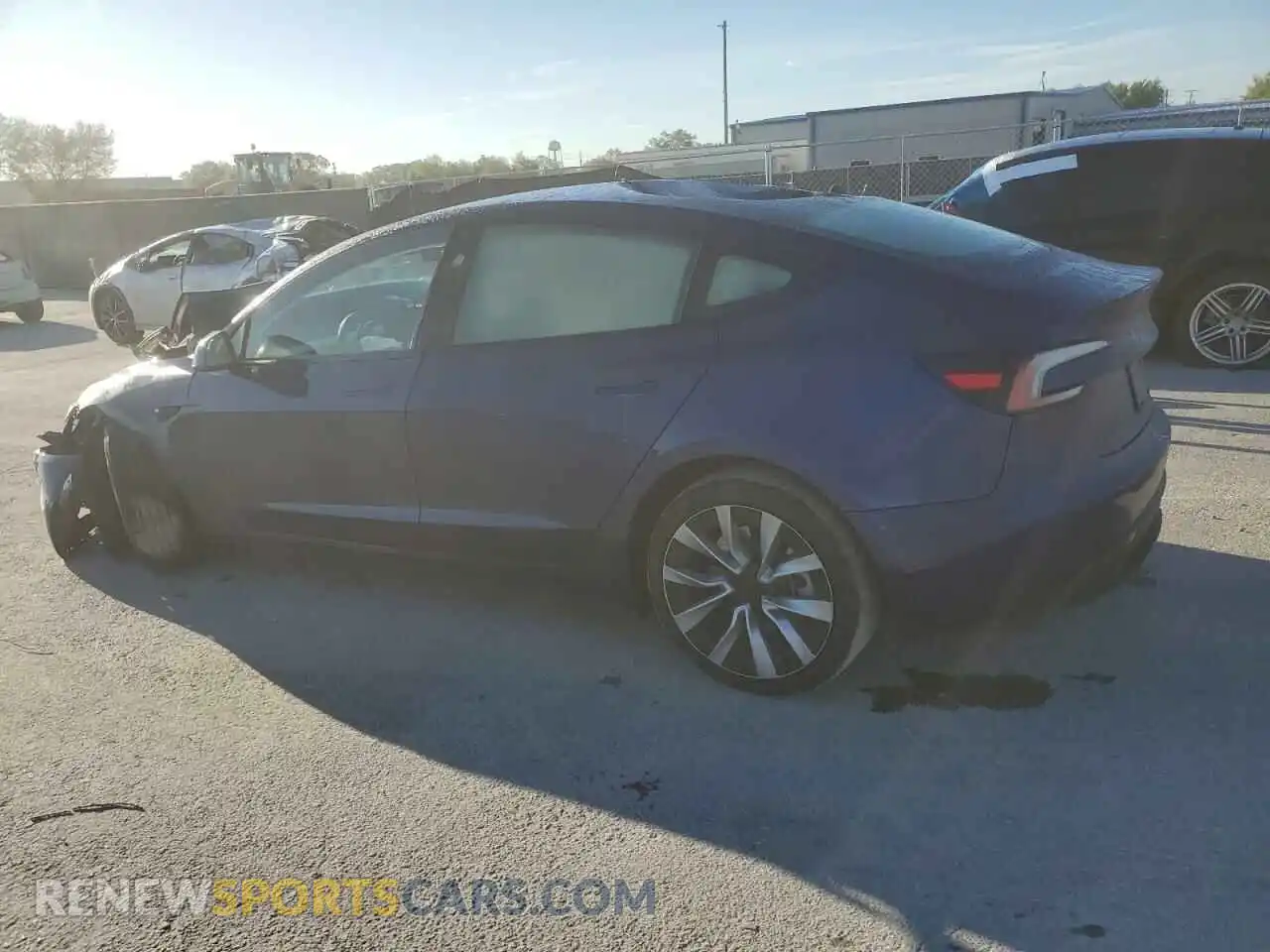 2 fotografías del automóvil dañado 5YJ3E1EA9RF868731 TESLA MODEL 3 2024