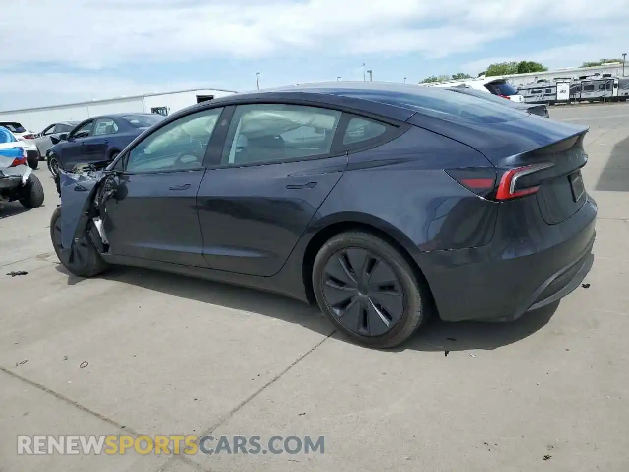 2 Photograph of a damaged car 5YJ3E1EAXRF718546 TESLA MODEL 3 2024