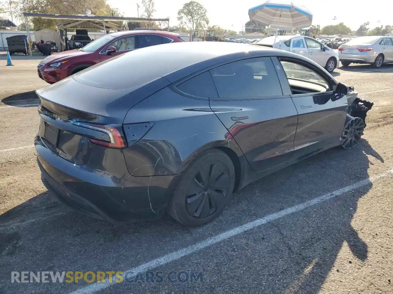 3 Photograph of a damaged car 5YJ3E1EAXRF728770 TESLA MODEL 3 2024