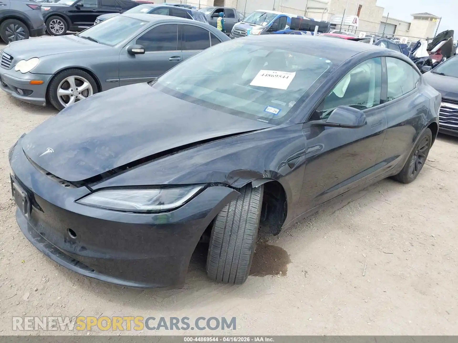 2 Photograph of a damaged car 5YJ3E1EAXRF782652 TESLA MODEL 3 2024