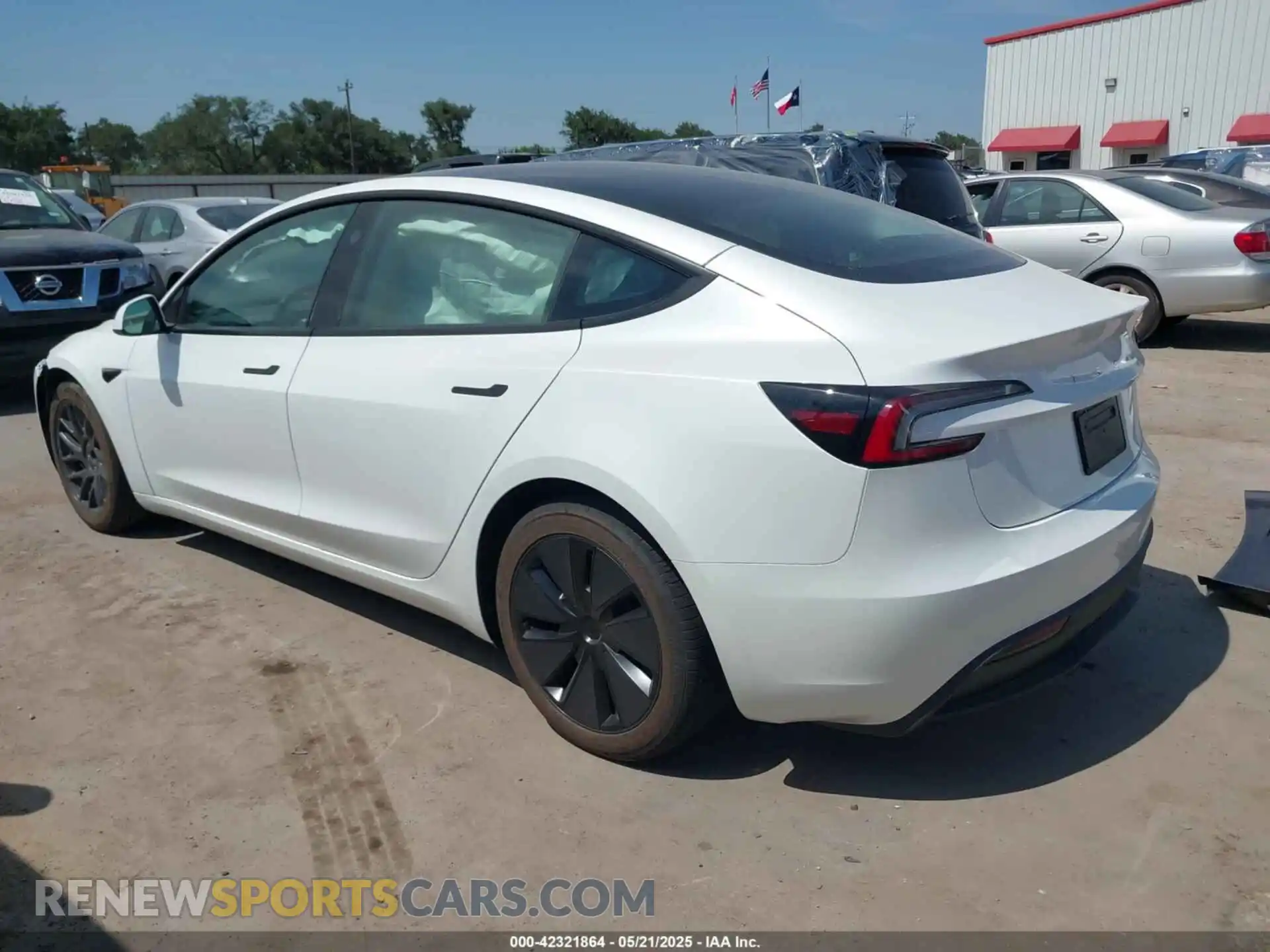 3 Photograph of a damaged car 5YJ3E1EAXRF785907 TESLA MODEL 3 2024