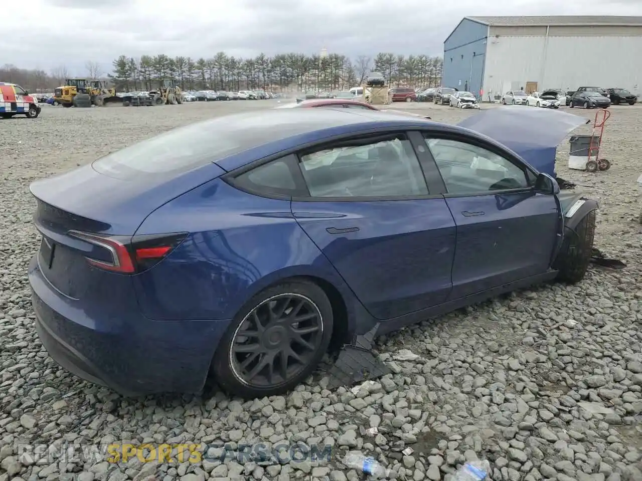 3 Photograph of a damaged car 5YJ3E1EAXRF829940 TESLA MODEL 3 2024
