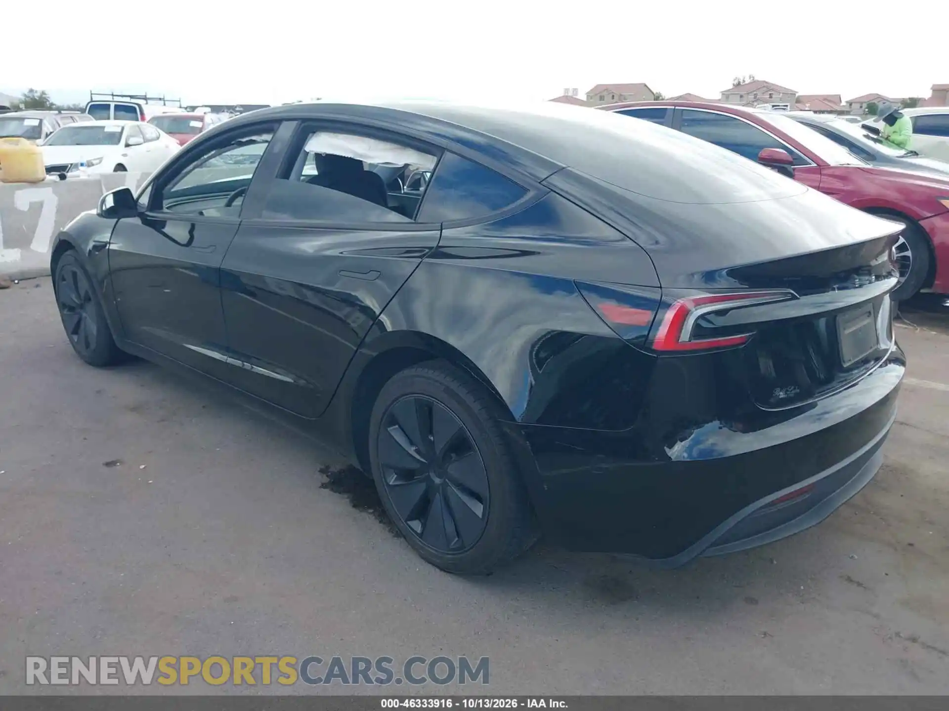 3 fotografías del automóvil dañado 5YJ3E1EAXRF834085 TESLA MODEL 3 2024