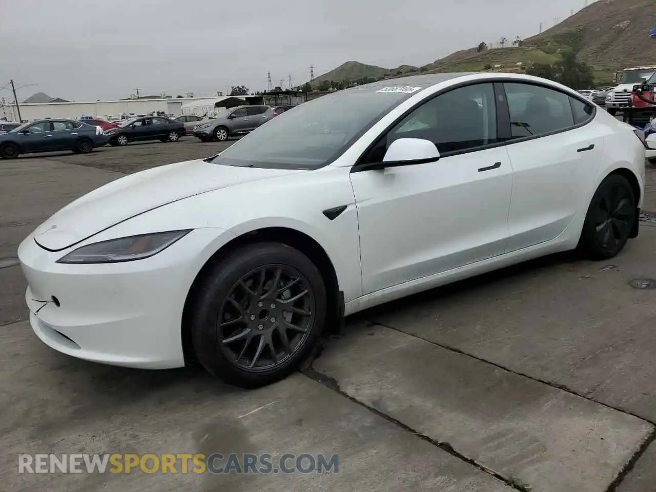 1 Photograph of a damaged car 5YJ3E1EAXRF856426 TESLA MODEL 3 2024