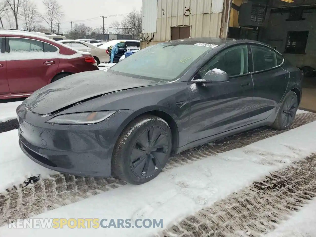 1 Photograph of a damaged car 5YJ3E1EB0RF744484 TESLA MODEL 3 2024