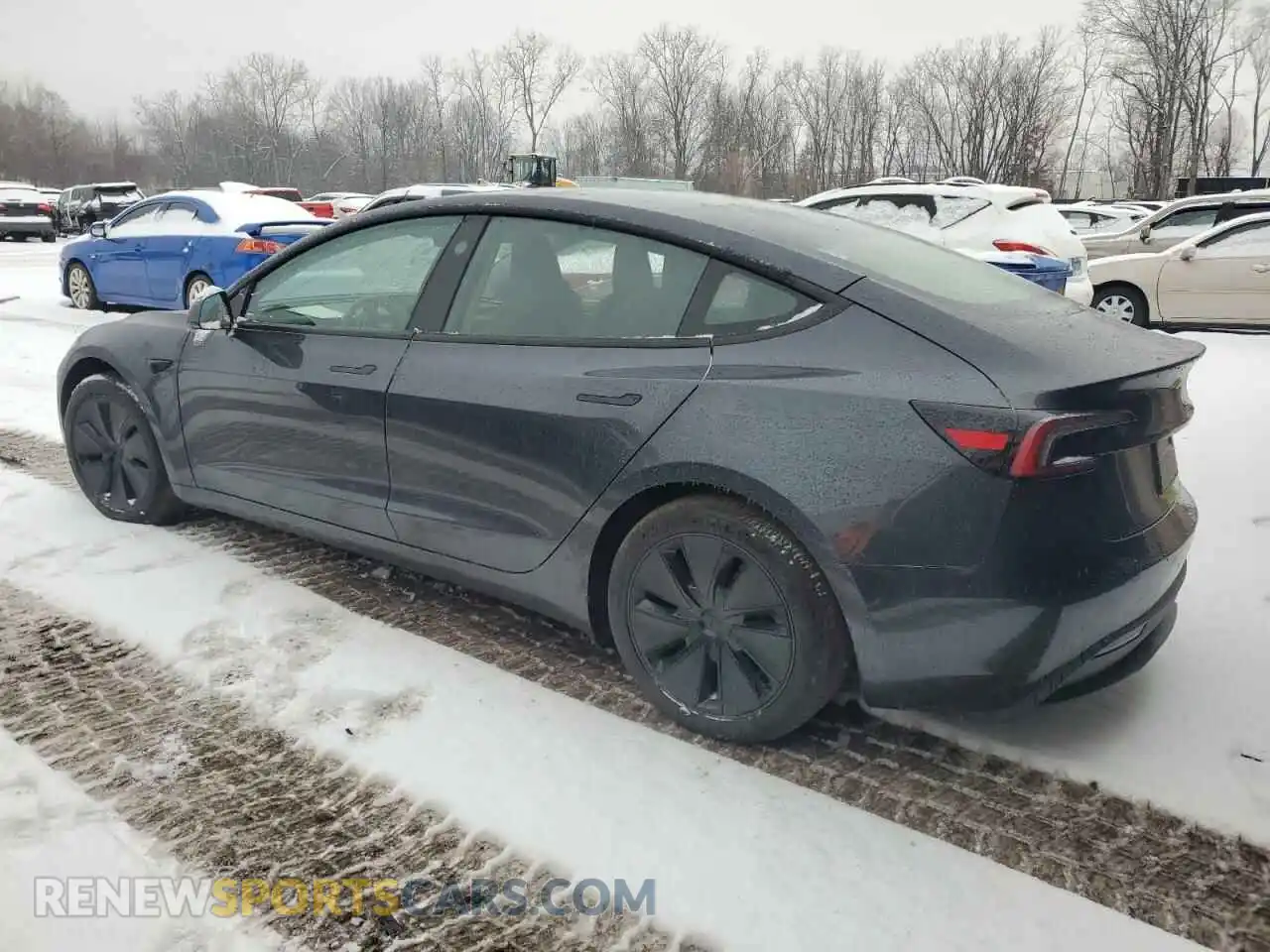 2 Photograph of a damaged car 5YJ3E1EB0RF744484 TESLA MODEL 3 2024