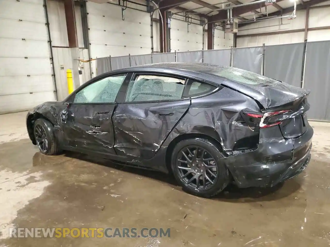 2 Photograph of a damaged car 5YJ3E1EB0RF753718 TESLA MODEL 3 2024