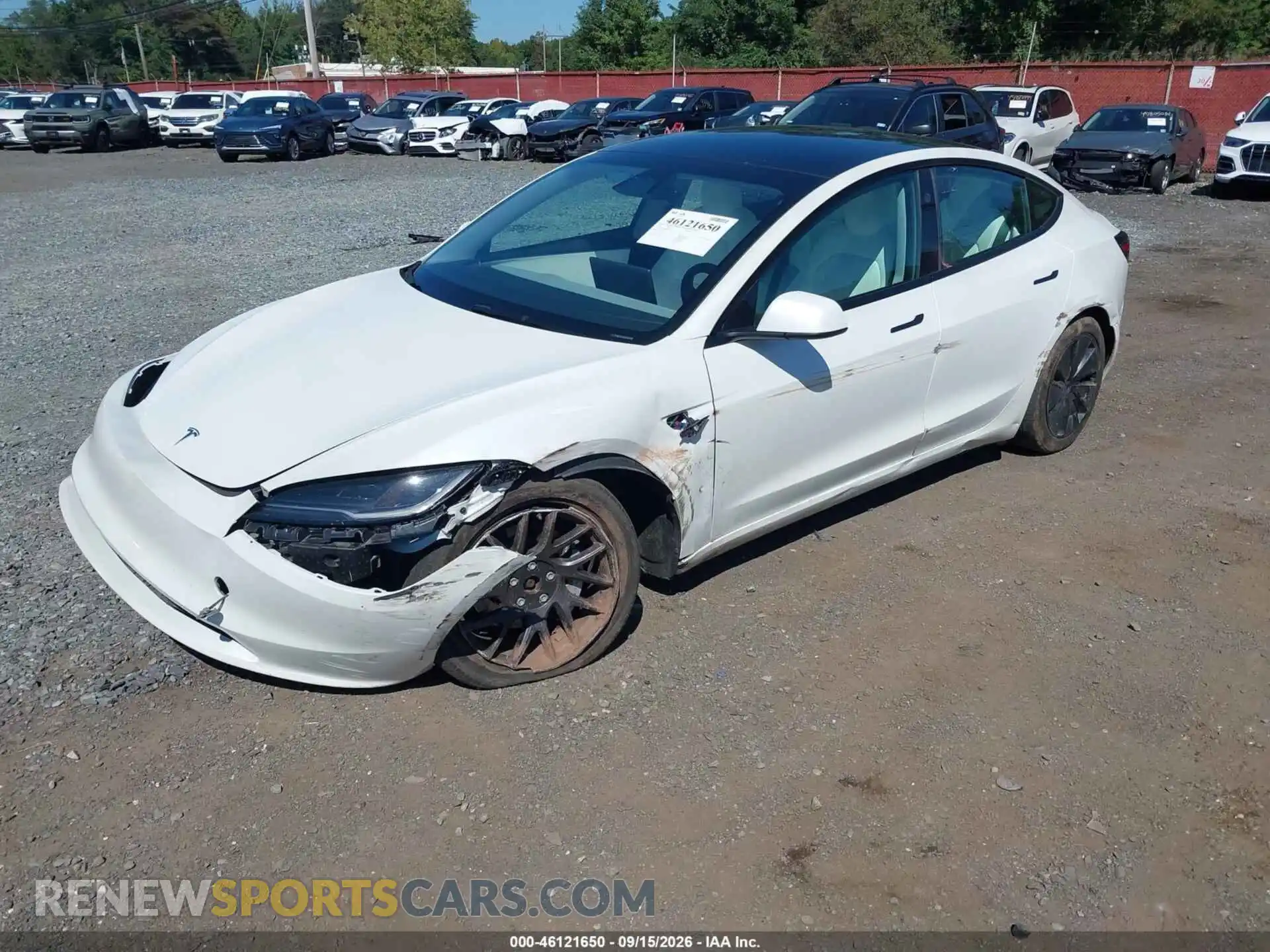 2 Photograph of a damaged car 5YJ3E1EB0RF754092 TESLA MODEL 3 2024
