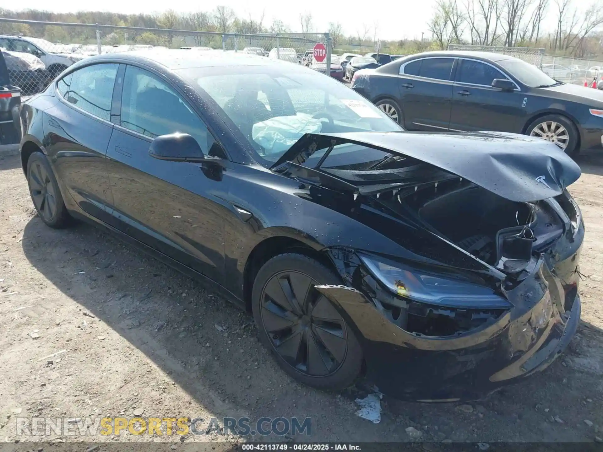 1 Photograph of a damaged car 5YJ3E1EB0RF817515 TESLA MODEL 3 2024