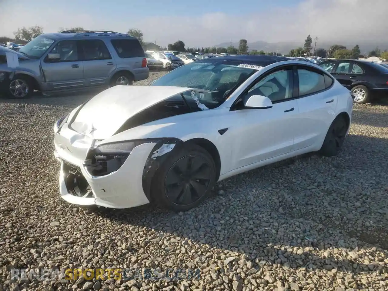 1 Photograph of a damaged car 5YJ3E1EB0RF819121 TESLA MODEL 3 2024
