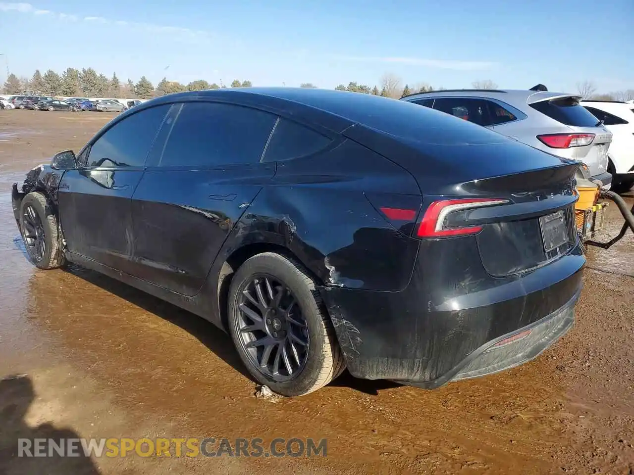 2 Photograph of a damaged car 5YJ3E1EB0RF821984 TESLA MODEL 3 2024