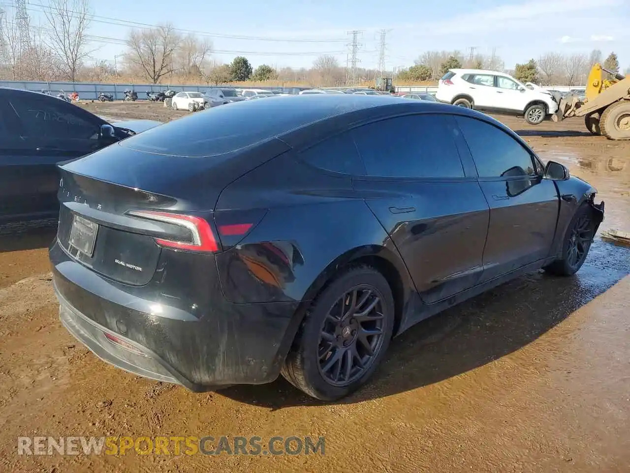 3 Photograph of a damaged car 5YJ3E1EB0RF821984 TESLA MODEL 3 2024