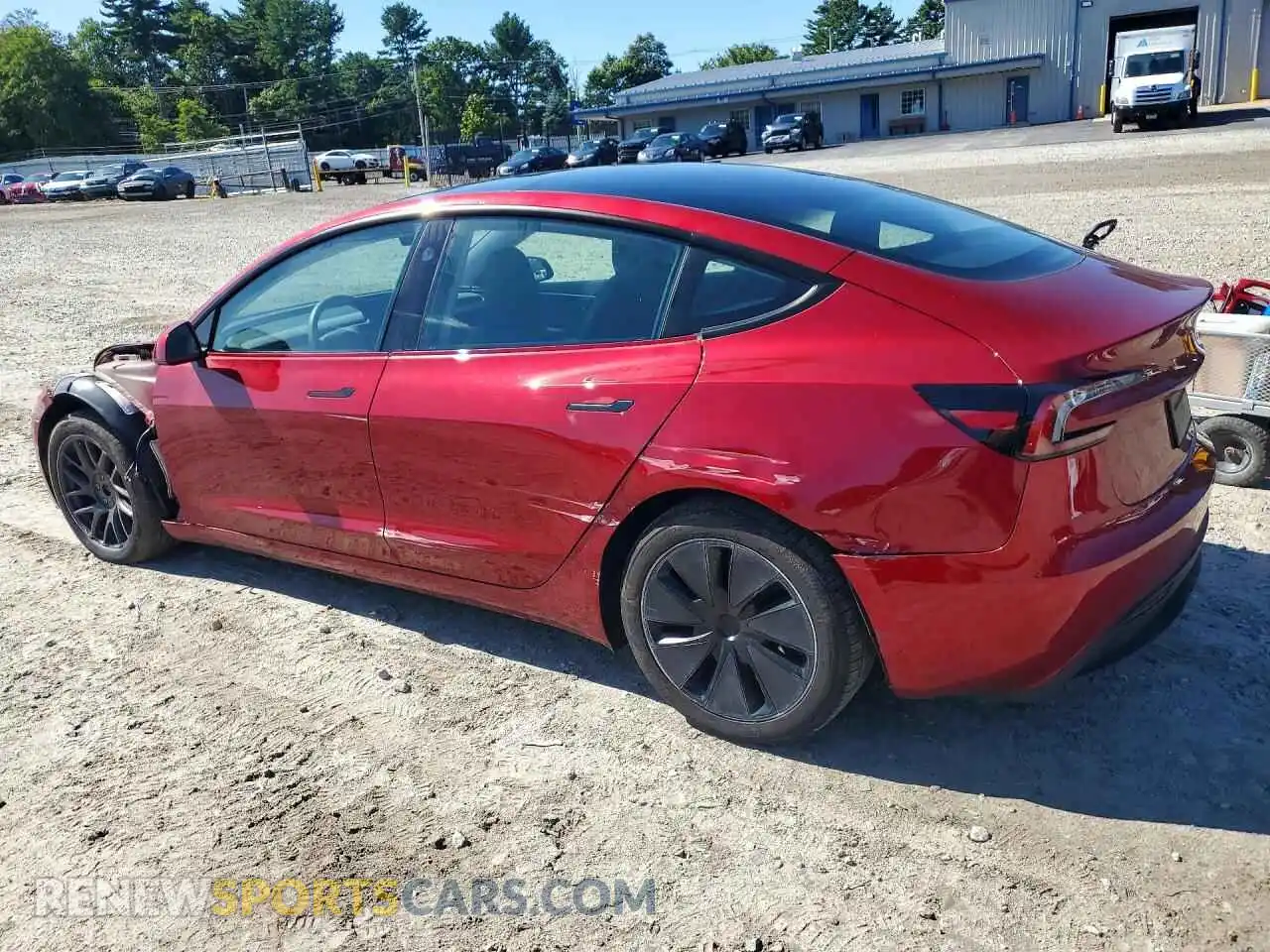 2 Photograph of a damaged car 5YJ3E1EB0RF823346 TESLA MODEL 3 2024