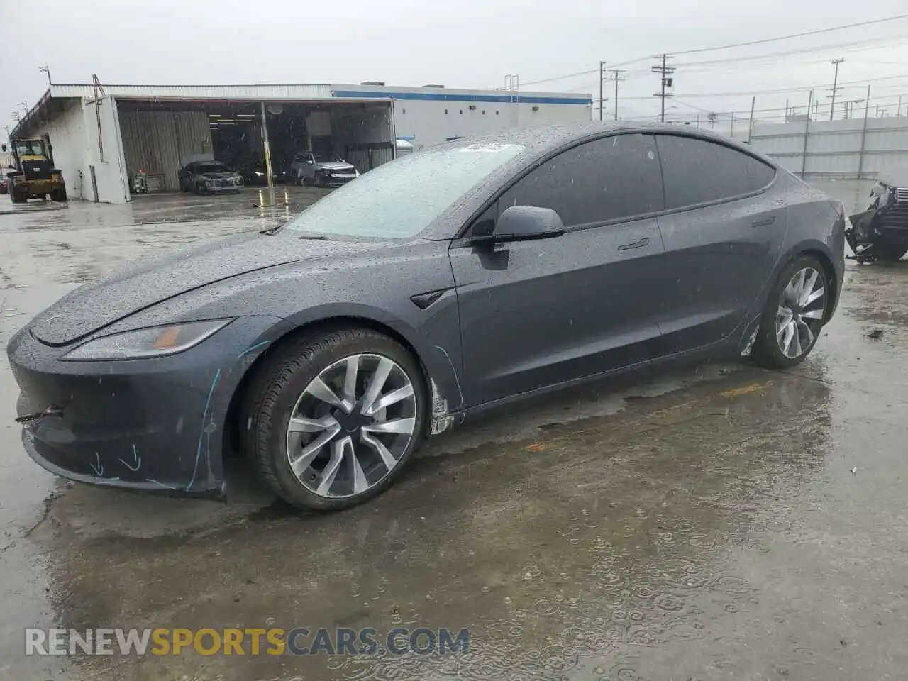 1 Photograph of a damaged car 5YJ3E1EB1RF722073 TESLA MODEL 3 2024
