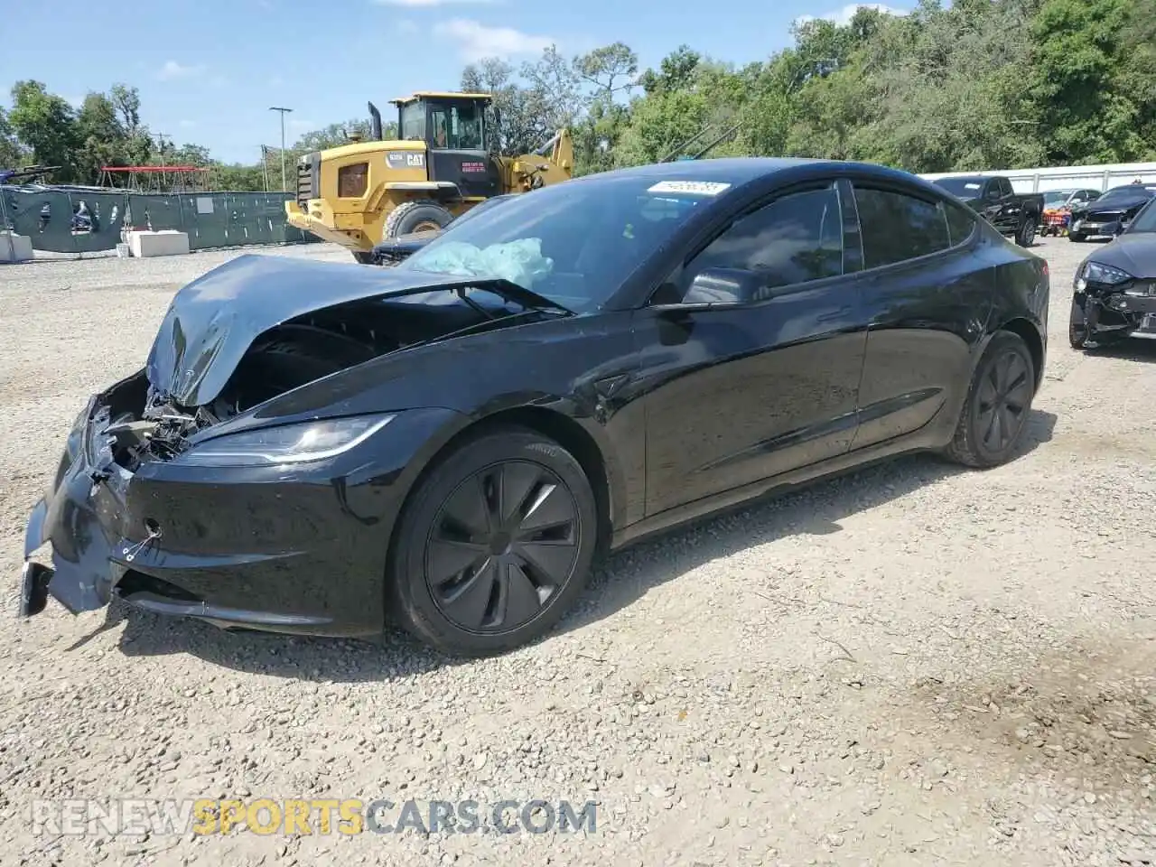 1 Photograph of a damaged car 5YJ3E1EB1RF731923 TESLA MODEL 3 2024