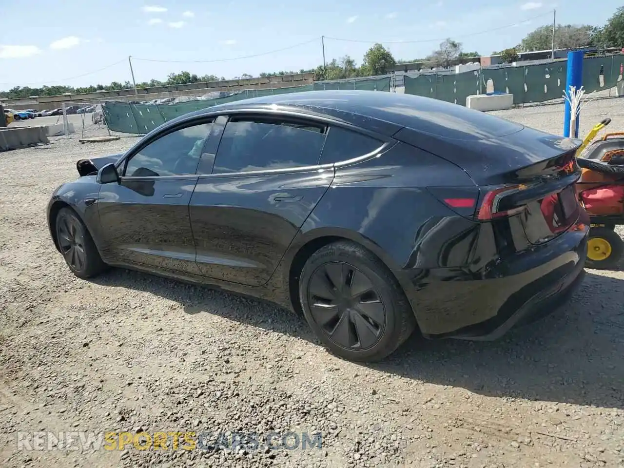 2 Photograph of a damaged car 5YJ3E1EB1RF731923 TESLA MODEL 3 2024