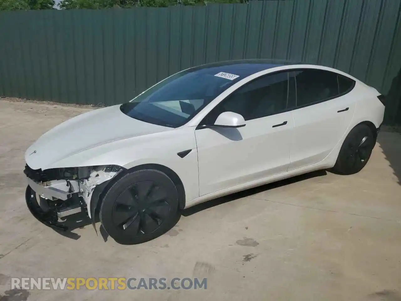 1 Photograph of a damaged car 5YJ3E1EB1RF755266 TESLA MODEL 3 2024