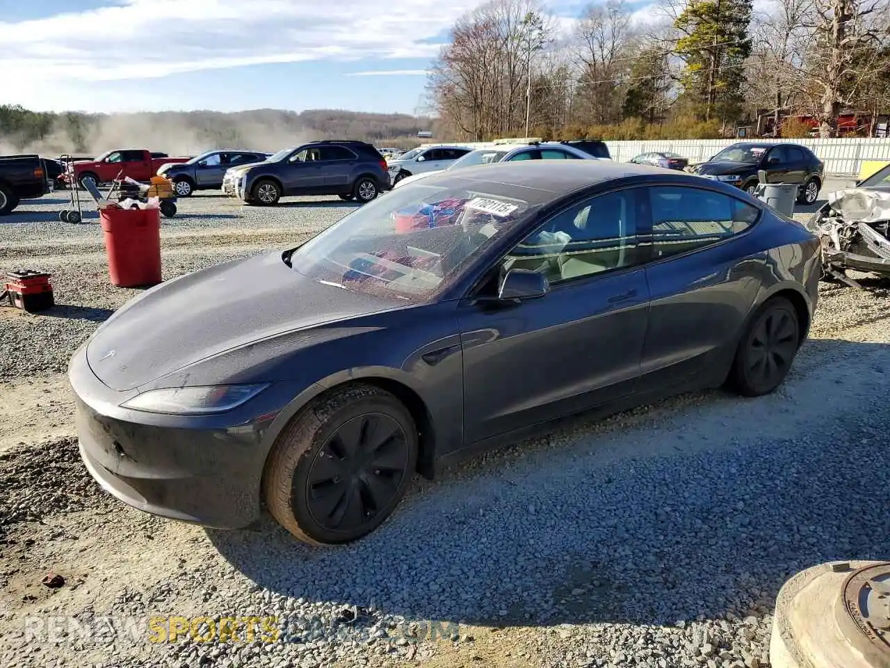 1 Photograph of a damaged car 5YJ3E1EB1RF799378 TESLA MODEL 3 2024