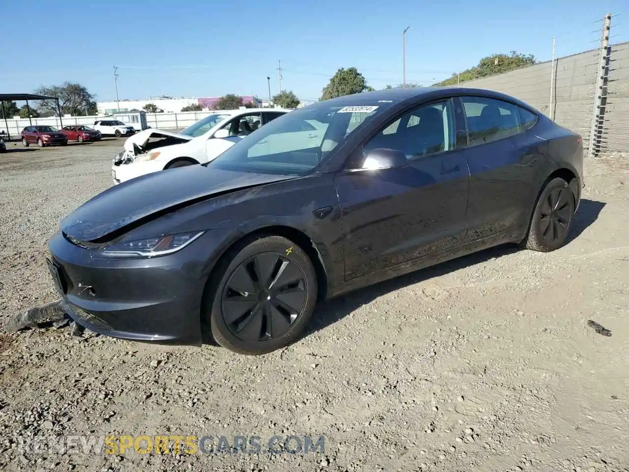 1 Photograph of a damaged car 5YJ3E1EB1RF813666 TESLA MODEL 3 2024