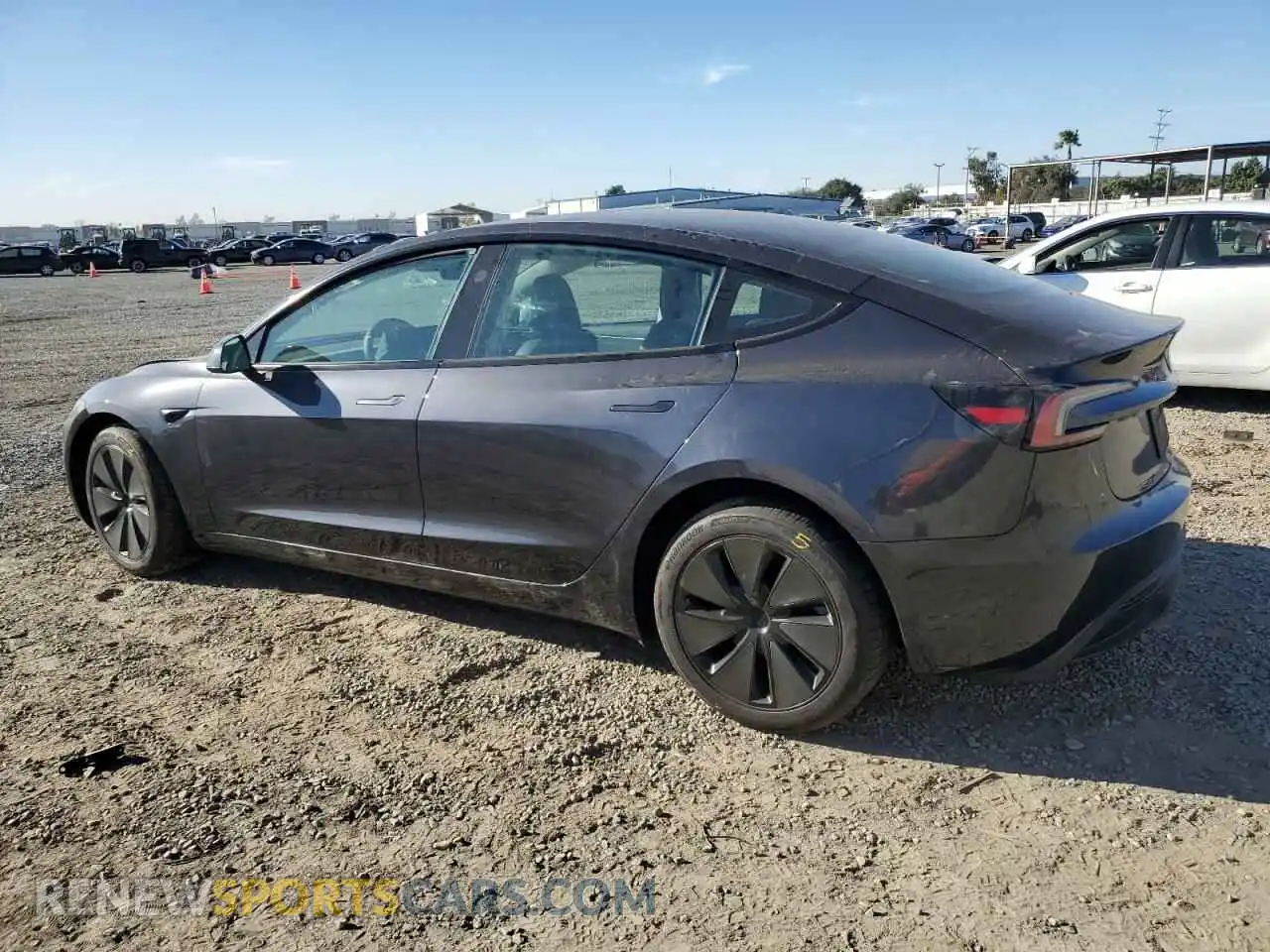 2 Photograph of a damaged car 5YJ3E1EB1RF813666 TESLA MODEL 3 2024