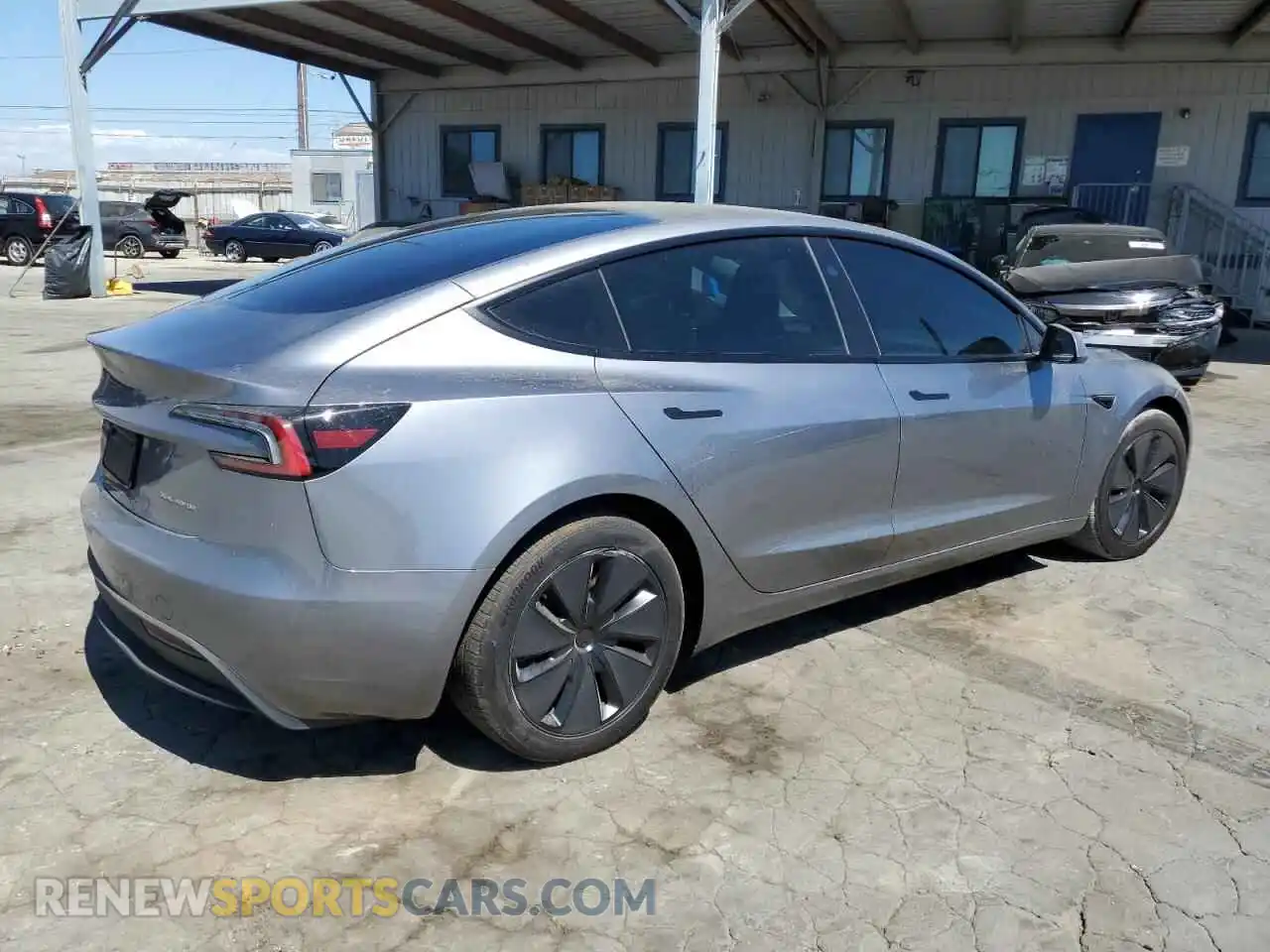 3 Photograph of a damaged car 5YJ3E1EB1RF872202 TESLA MODEL 3 2024