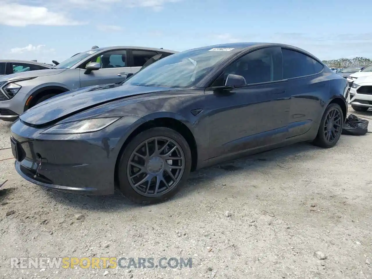 1 Photograph of a damaged car 5YJ3E1EB2RF722552 TESLA MODEL 3 2024