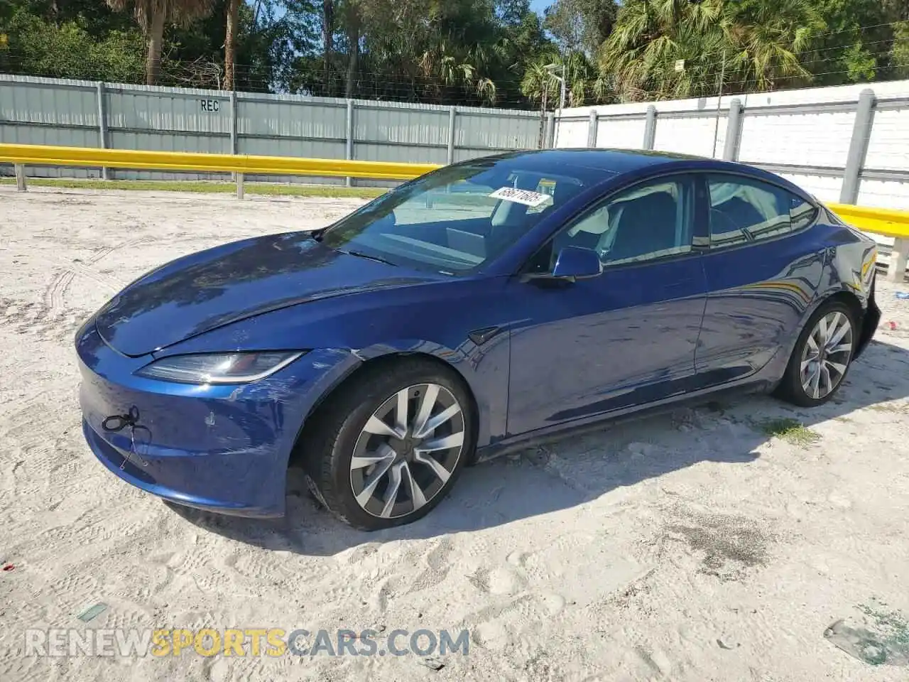 1 Photograph of a damaged car 5YJ3E1EB2RF734555 TESLA MODEL 3 2024