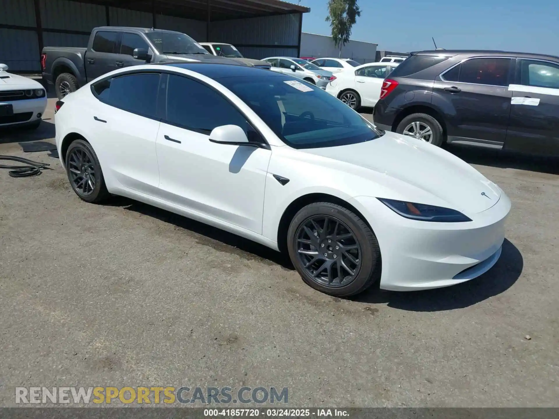 1 Photograph of a damaged car 5YJ3E1EB2RF773730 TESLA MODEL 3 2024