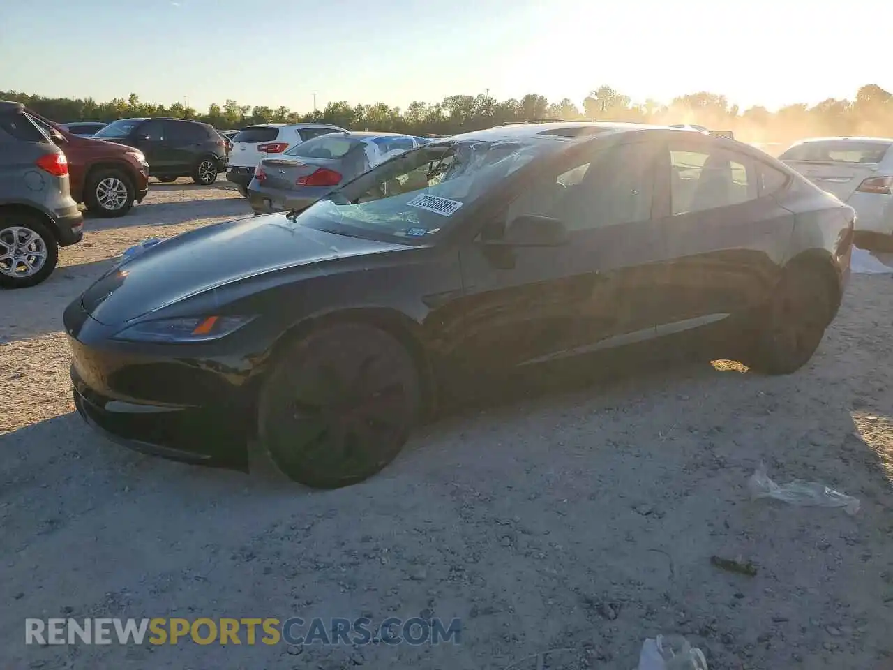 1 Photograph of a damaged car 5YJ3E1EB2RF793010 TESLA MODEL 3 2024
