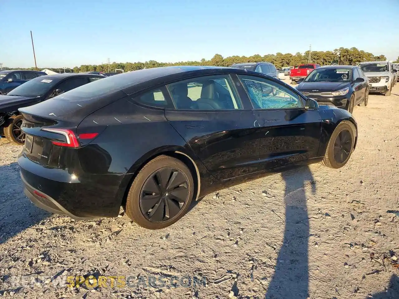 3 Photograph of a damaged car 5YJ3E1EB2RF793010 TESLA MODEL 3 2024