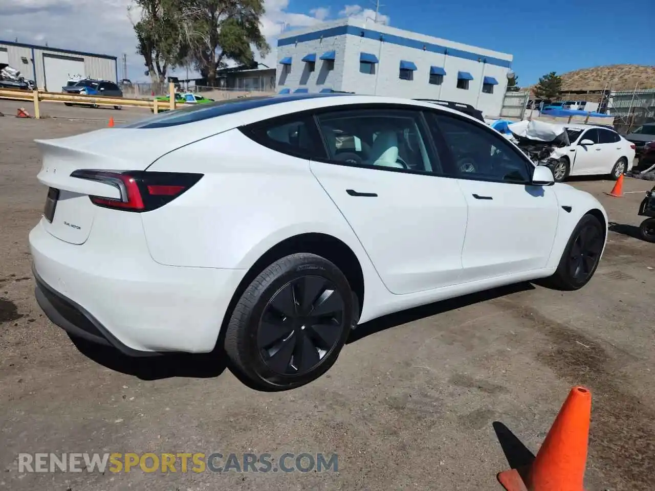 3 Photograph of a damaged car 5YJ3E1EB2RF793394 TESLA MODEL 3 2024