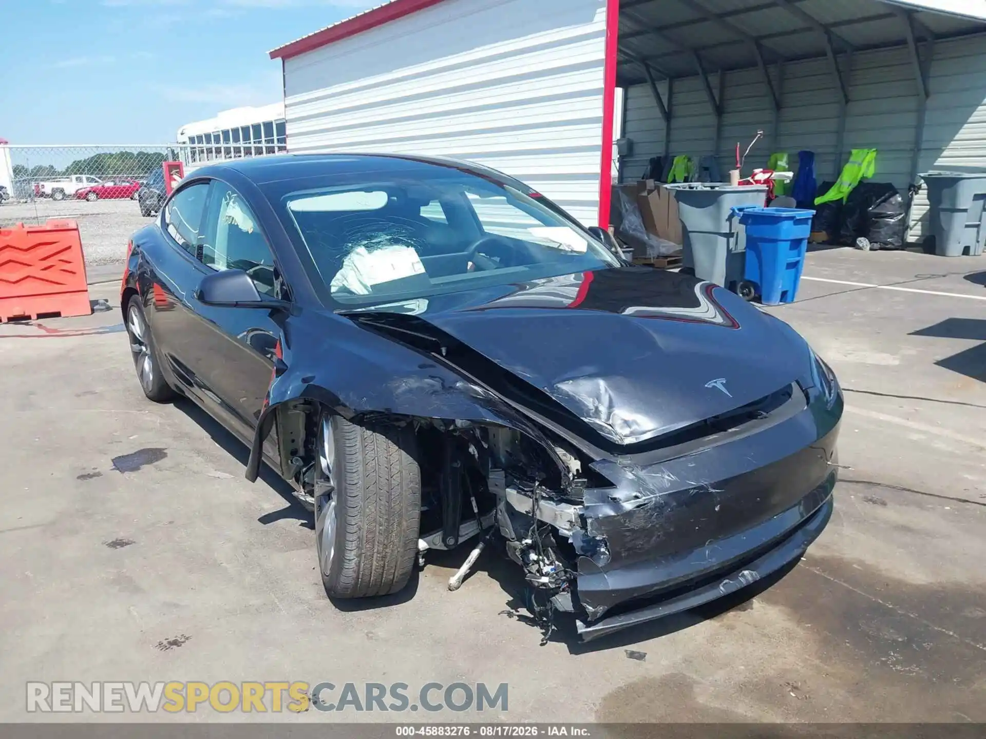 1 Photograph of a damaged car 5YJ3E1EB2RF795761 TESLA MODEL 3 2024