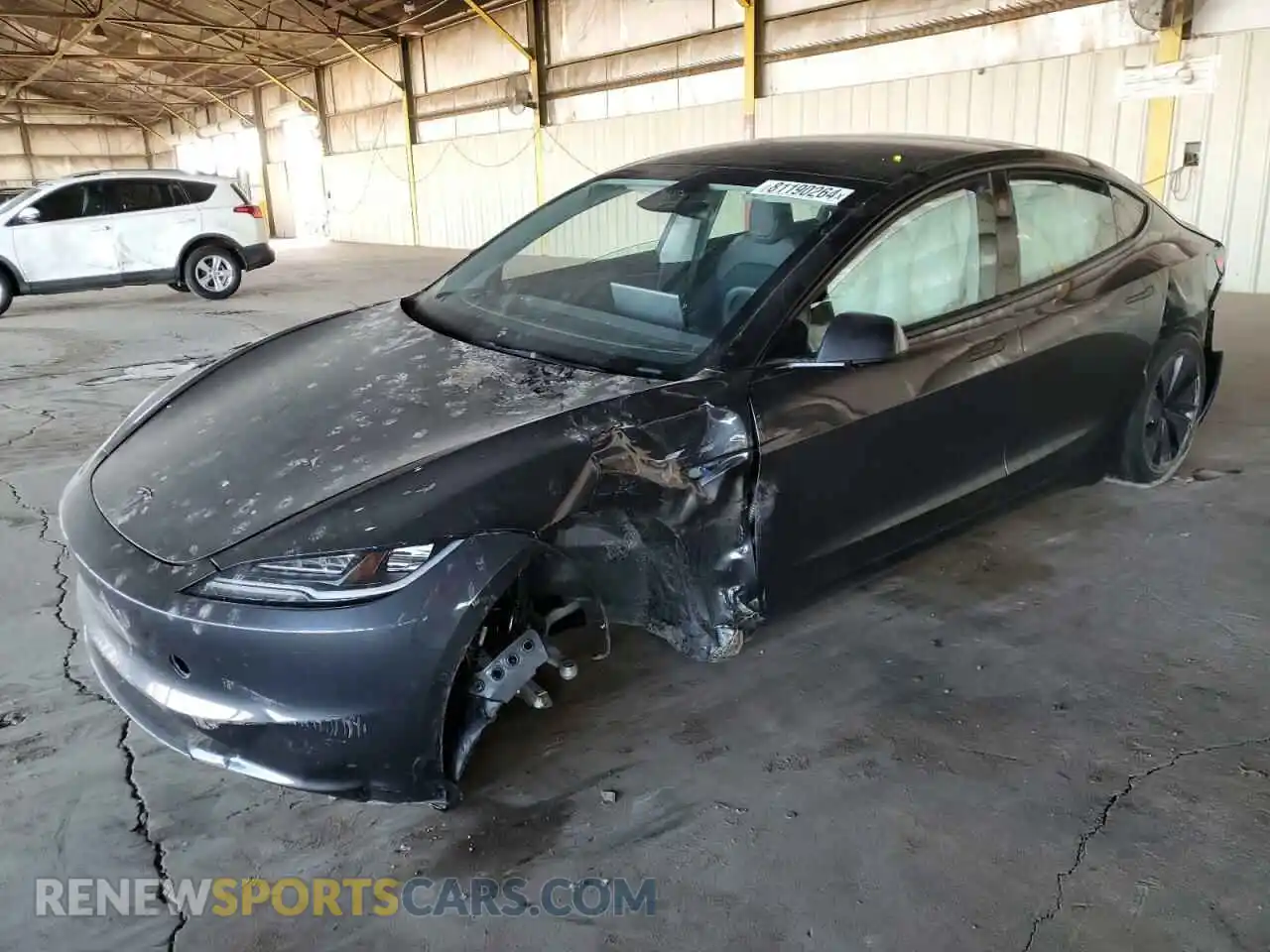 1 Photograph of a damaged car 5YJ3E1EB3RF748447 TESLA MODEL 3 2024