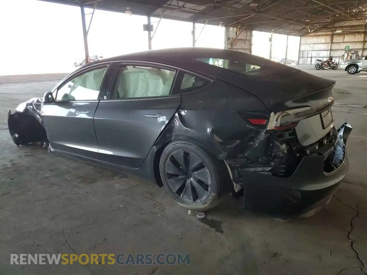 2 Photograph of a damaged car 5YJ3E1EB3RF748447 TESLA MODEL 3 2024