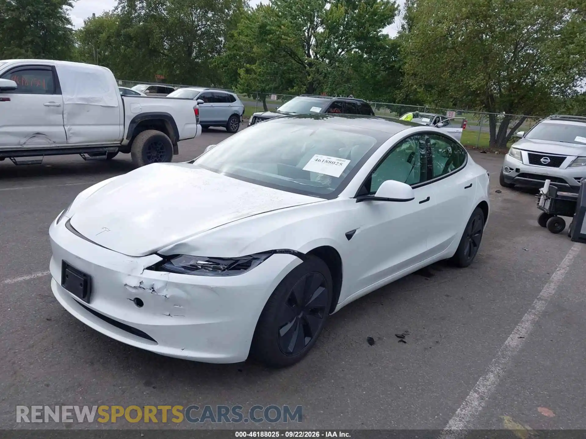 2 Photograph of a damaged car 5YJ3E1EB3RF795235 TESLA MODEL 3 2024