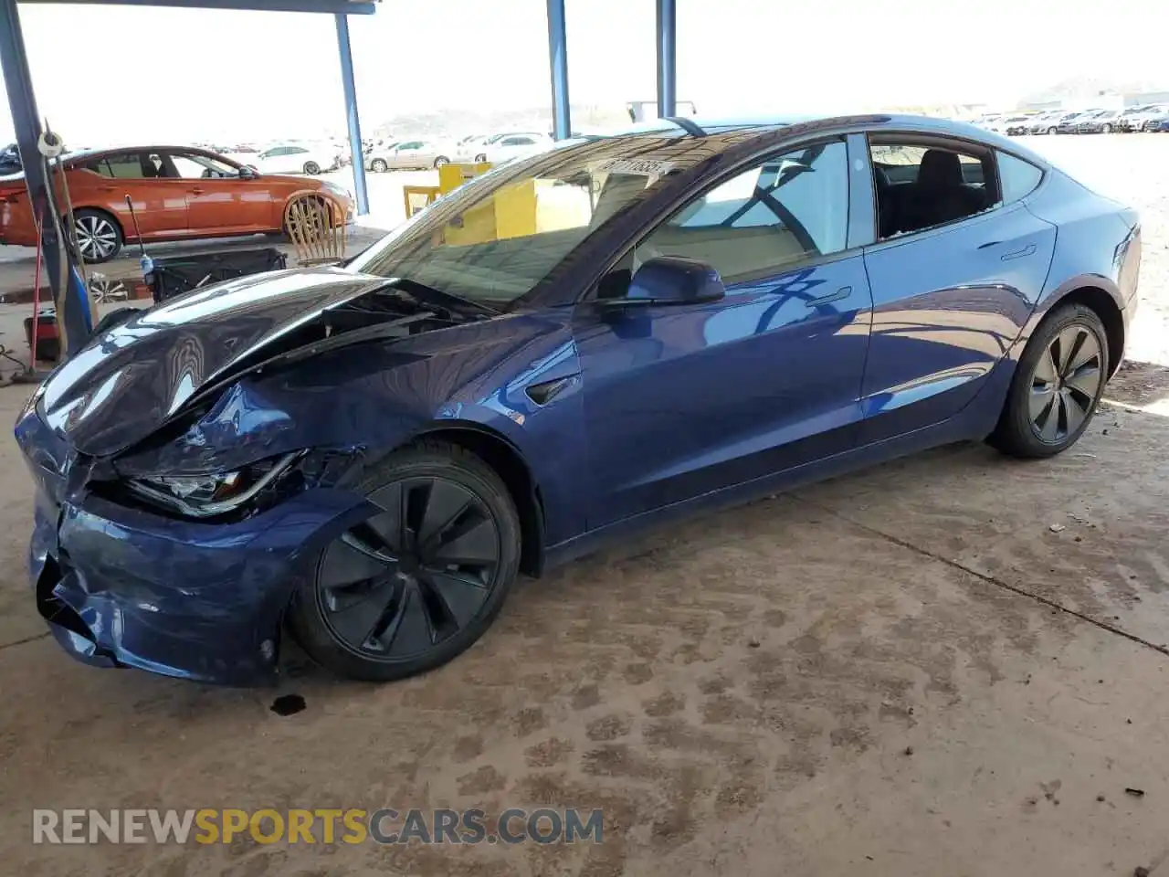 1 Photograph of a damaged car 5YJ3E1EB3RF797695 TESLA MODEL 3 2024