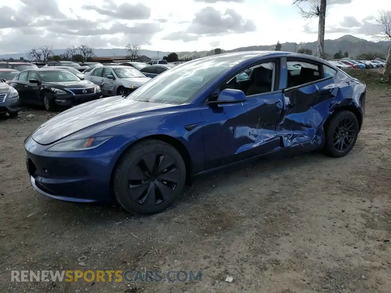 1 Photograph of a damaged car 5YJ3E1EB3RF815239 TESLA MODEL 3 2024