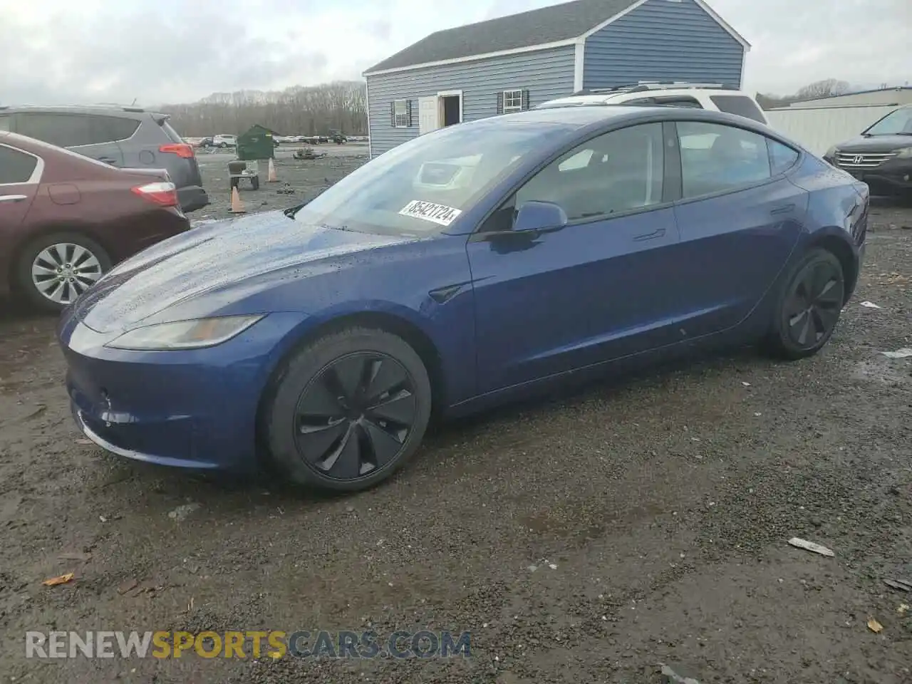 1 Photograph of a damaged car 5YJ3E1EB3RF817170 TESLA MODEL 3 2024