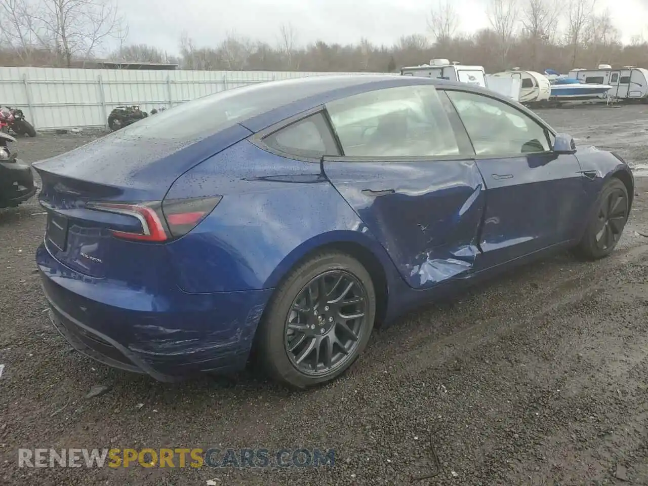 3 Photograph of a damaged car 5YJ3E1EB3RF817170 TESLA MODEL 3 2024