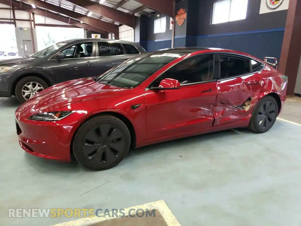 1 Photograph of a damaged car 5YJ3E1EB4RF742091 TESLA MODEL 3 2024