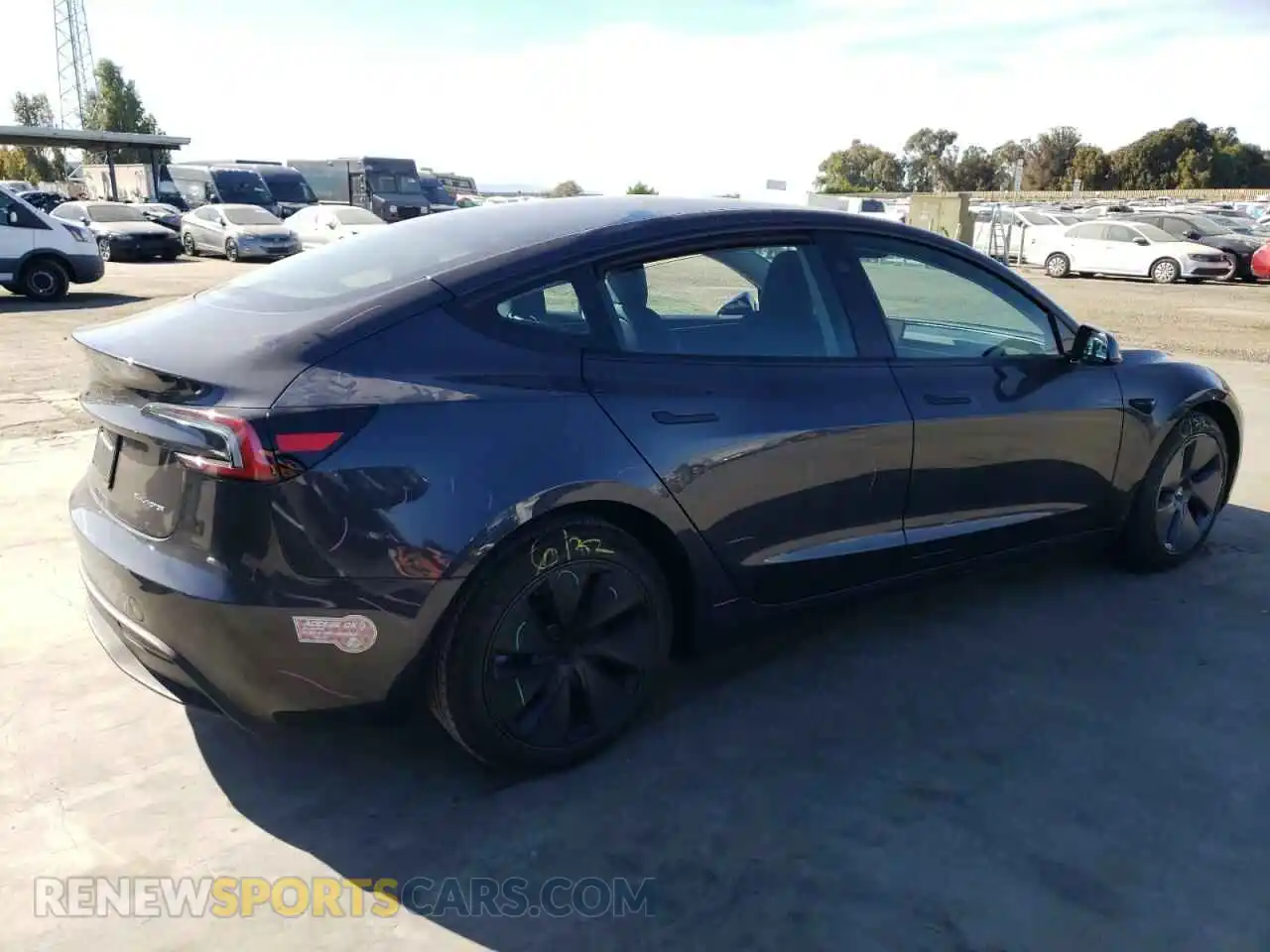 3 fotografías del automóvil dañado 5YJ3E1EB4RF759344 TESLA MODEL 3 2024
