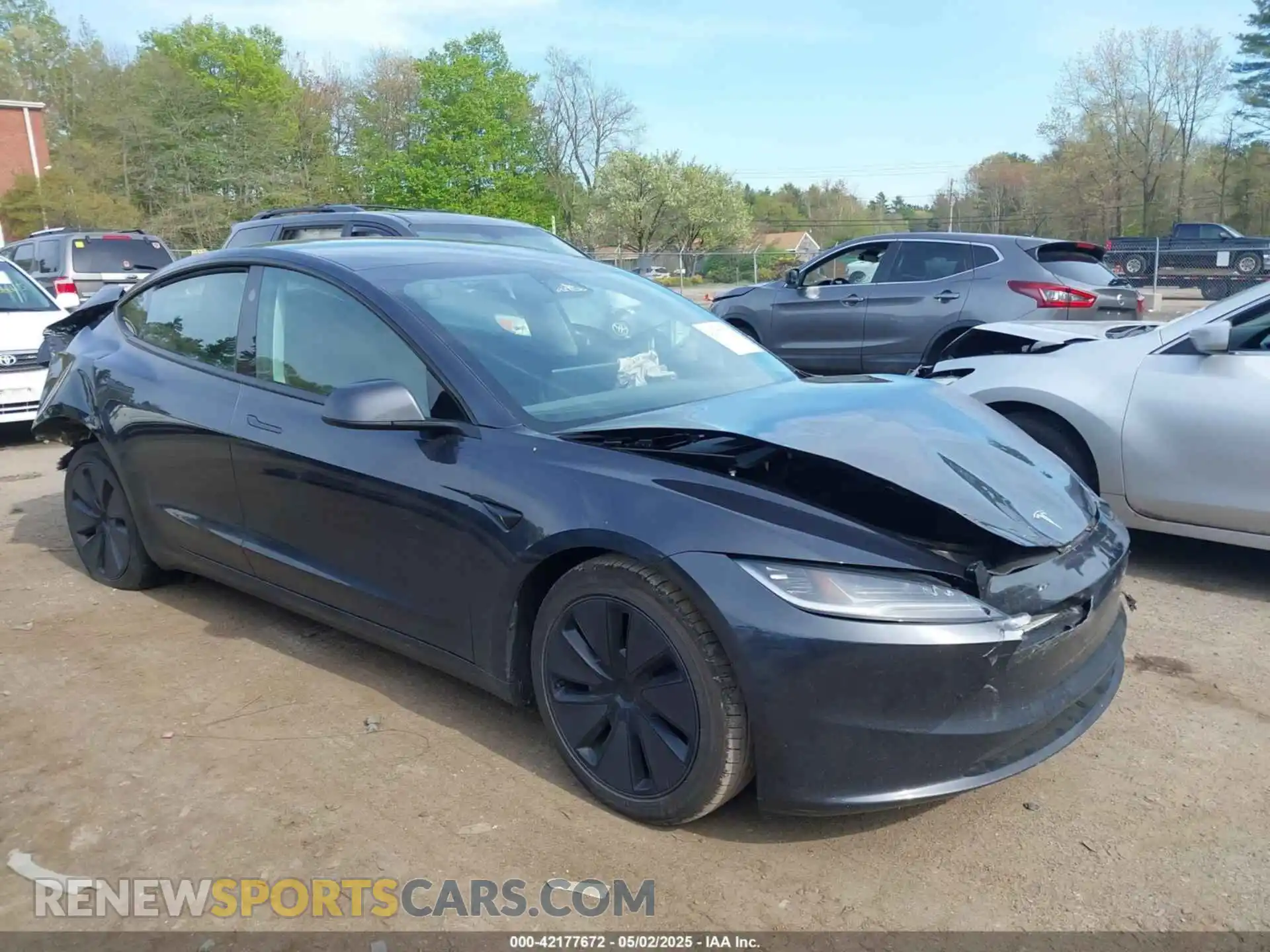 1 Photograph of a damaged car 5YJ3E1EB4RF796636 TESLA MODEL 3 2024