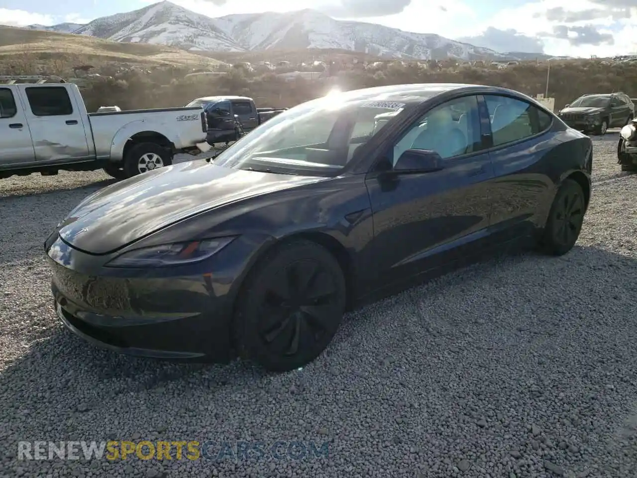 1 Photograph of a damaged car 5YJ3E1EB4RF809143 TESLA MODEL 3 2024